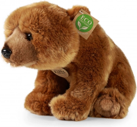 Rappa orso grizzly di peluche 30 cm eco-friendly