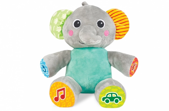 Elefante di peluche interattivo