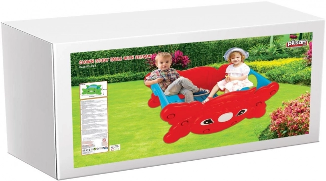 Tavolo da picnic 2 in 1 per bambini rosso