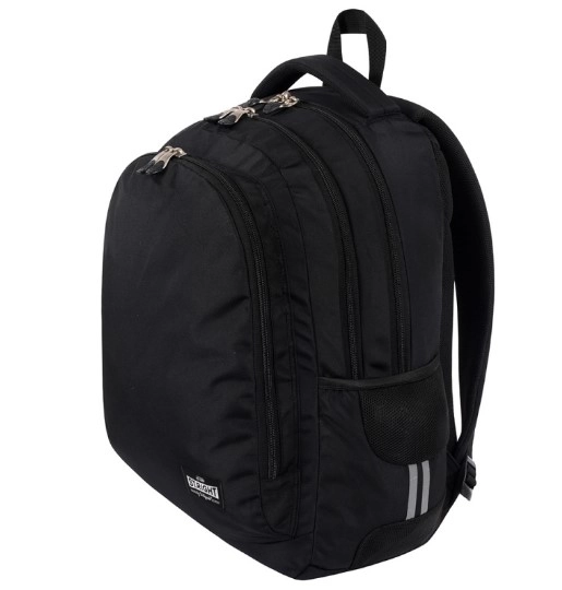 Zaino scuola giovanile tre scomparti St. Right 25L nero