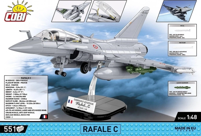 Kit di costruzione Dassault Rafale C - 551 pezzi