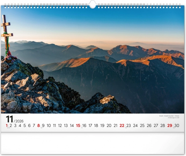 Calendario da Parete Magiche Tatra 2026