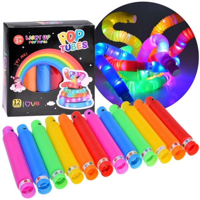 Tubetti sensoriali LED POP TUBE