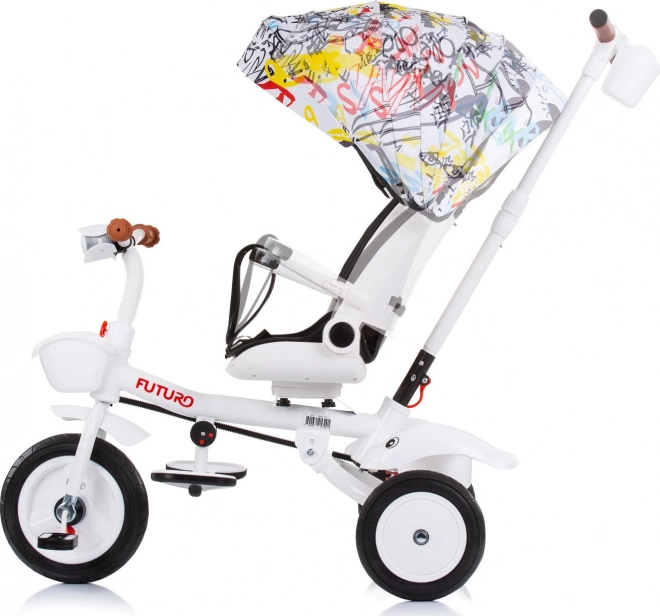 CHIPOLINO Triciclo con Tettuccio Futuro 2 in 1 Graffiti
