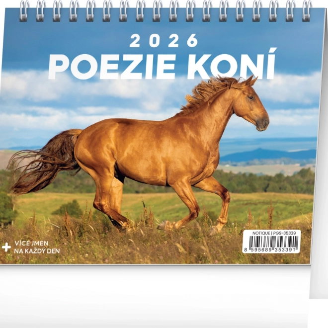 Calendario da tavolo Poesia dei cavalli 2026