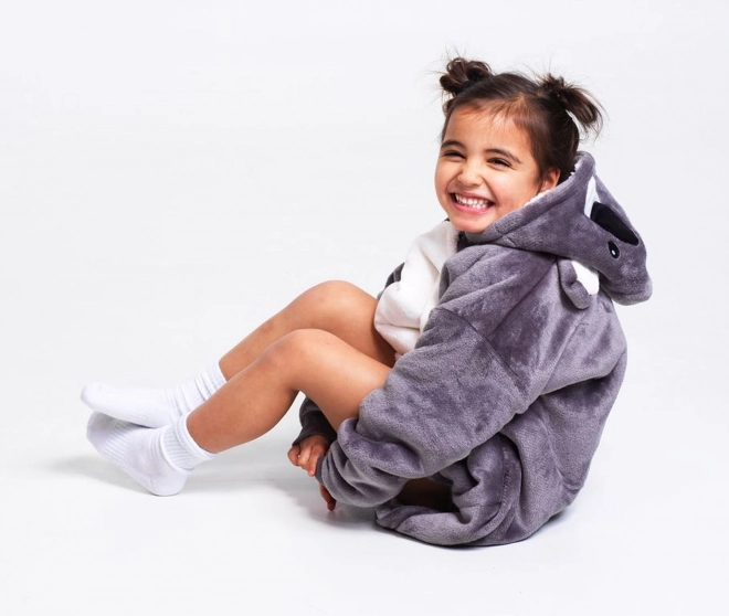 Accogliente coperta con cappuccio per bambini Koala