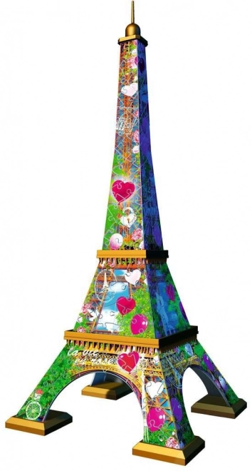 Puzzle 3D Torre Eiffel Edizione Love