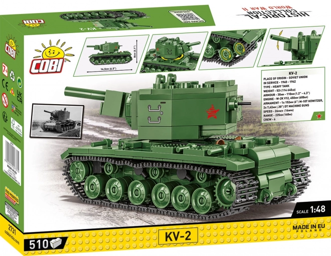 Klocki storici collezione WWII KV-2