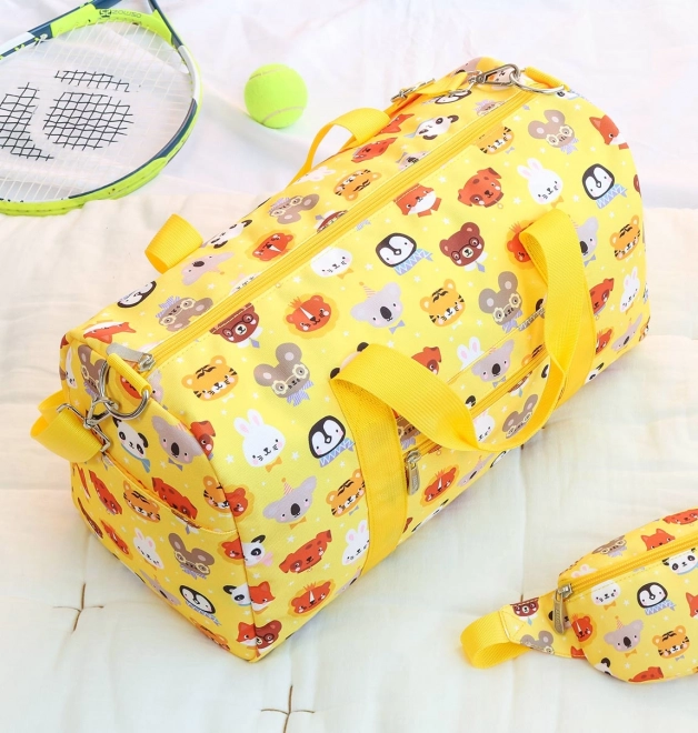 Borsa da viaggio per bambini Amici animali di A Little Lovely Company