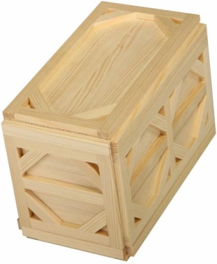 Salvadanaio di gallina in legno