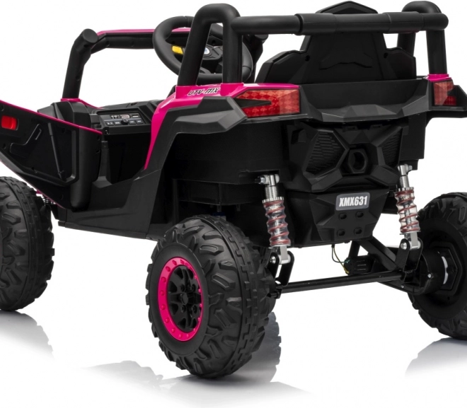 Auto elettrico per bambini Buggy Madman UTV-MX rosa