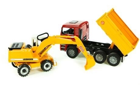 Camion MAN e Escavatore Bruder