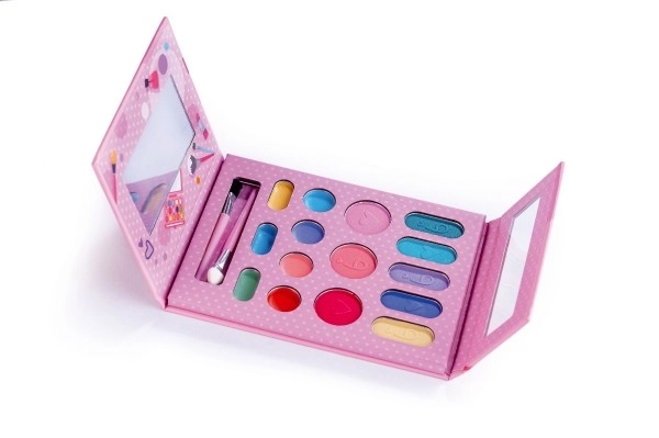 Set trucco per bambine BEAUTed con specchio e chiusura magnetica