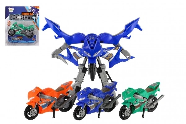 Trasformatore Motocicletta o Robot in Plastica 15cm