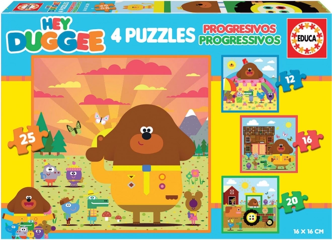 Puzzle EDUCA Hey Duggee 4 in 1