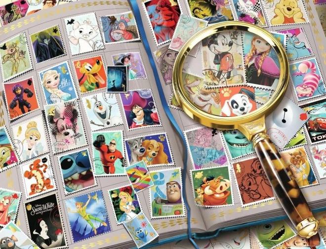 Puzzle Disney collezione di francobolli 2000 pezzi