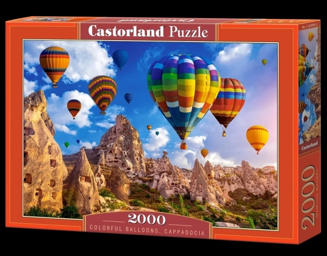Puzzle 2000 pezzi mongolfiere colorate di Cappadocia