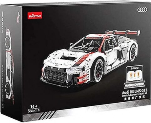 Kit RC Auto Audi R8 1:8 di Rastar con 3322 Pezzi