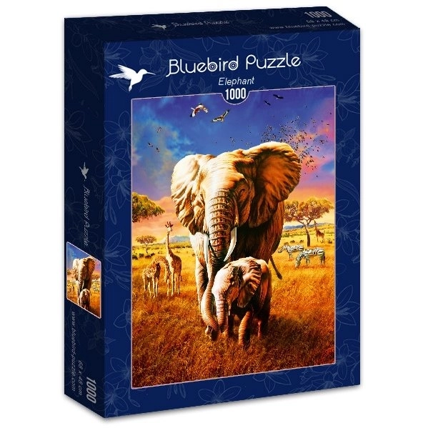 Puzzle Elefanti 1000 Pezzi