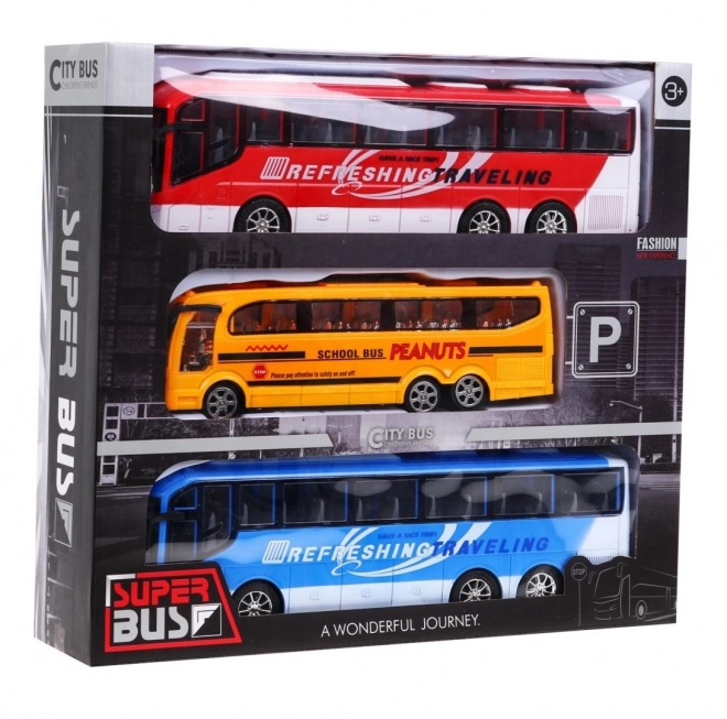 Set di autobus per bambini 3+