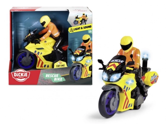 Motocicletta soccorso 17 cm con pilota