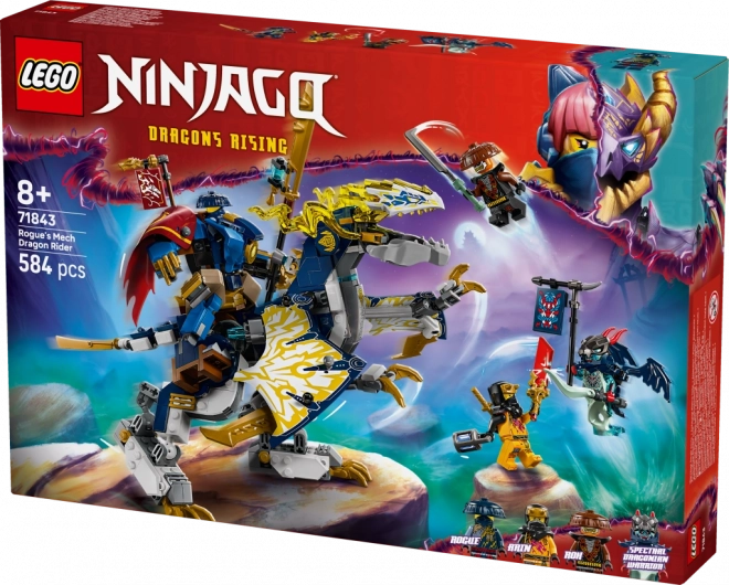Lego NINJAGO Rogue e cavaliere drago robotico