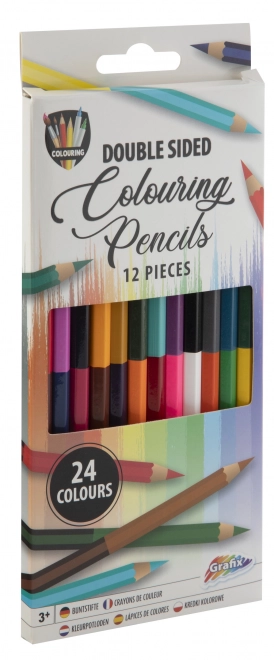 Pastelli Duo a doppia punta 12 pz