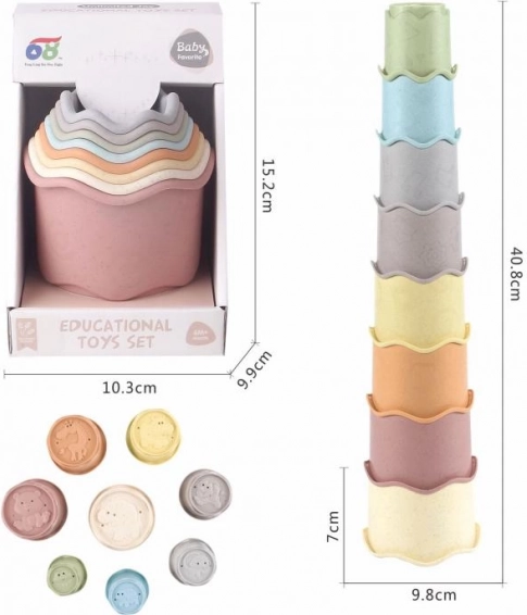 Bicchieri impilabili Ziro per bambini