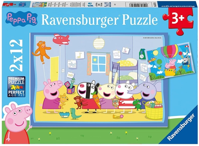 Prasátko Peppa: Peppino Avventure Puzzle 24 Pezzi