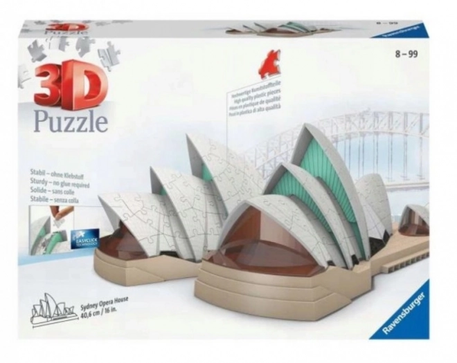 Puzzle 3D Opera di Sydney ravensburger