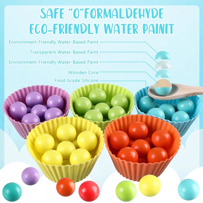 Palle Colorate Woopie Mosaico e Sorter Montessori
