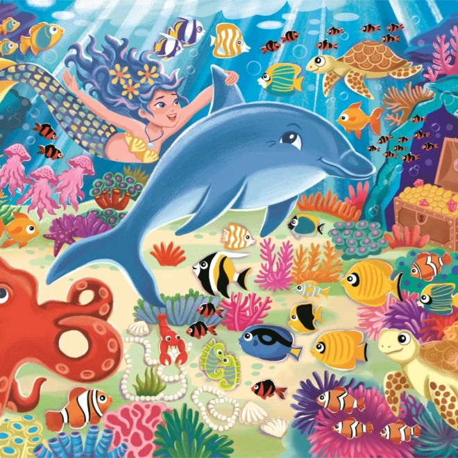 Clementoni Puzzle Divertimento sott'acqua 30 pezzi