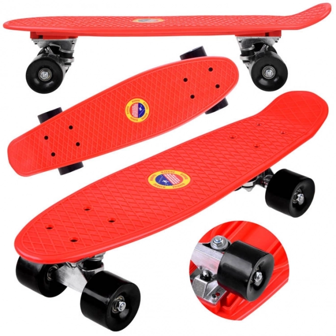 Skateboard Fiscia Rossa per Bambini e Giovani