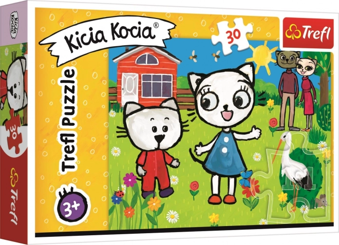 Puzzle 30 pezzi Avventure di Kicia Kocia