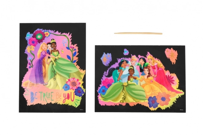 Immagini da graffiare Principesse Disney