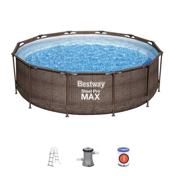 Piscina con filtraggio 366 x 100cm in scatola 43x115x36cm