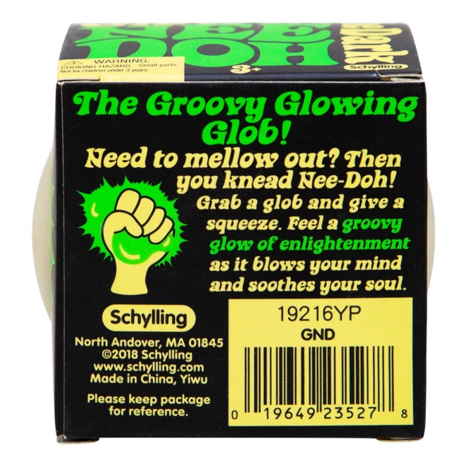 Palla stressante Glow In The Dark NeeDoh di Schylling