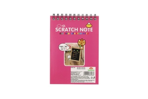 Blocco Note Scratch Arcobaleno - 10 Fogli