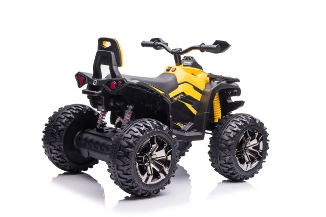 Quad elettrico per bambini giallo