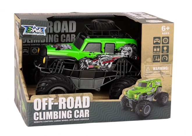 Auto fuoristrada RC telecomandato 1:16 verde