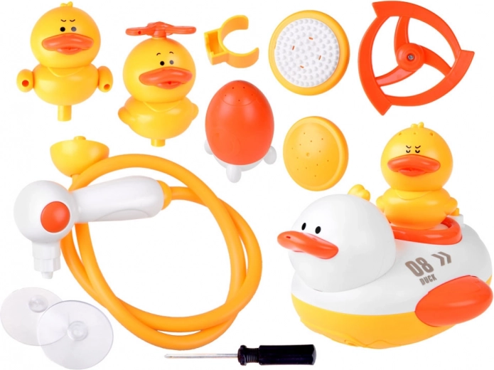 Pompa d’acqua che anima il momento del bagno