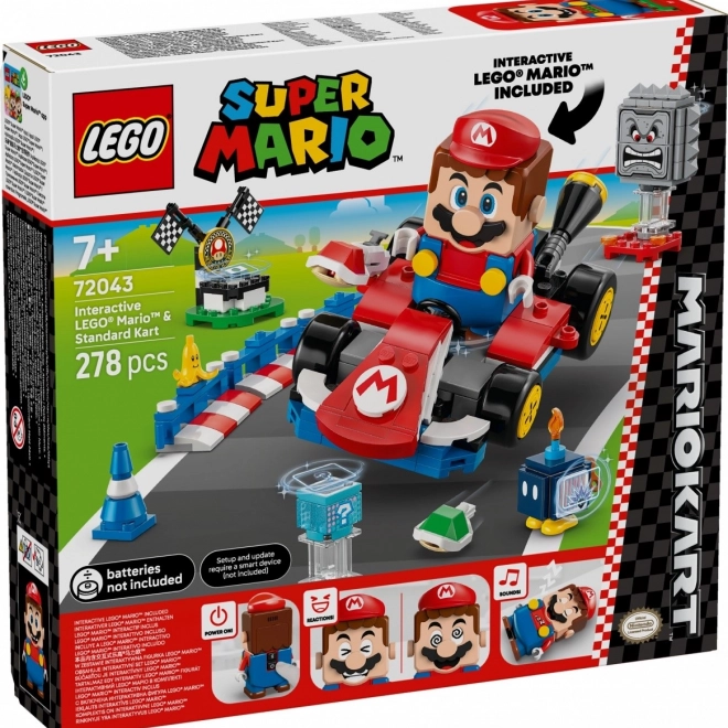 LEGO Super Mario Mario Kart - Figura interattiva e Kart Standard