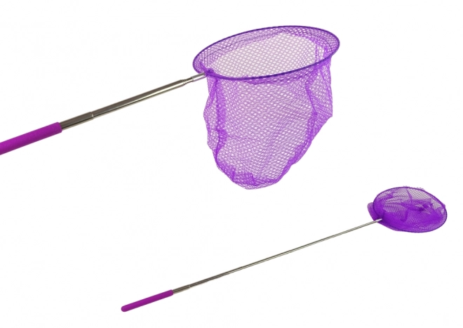 Rete per farfalle pieghevole telescopica 85 cm Viola