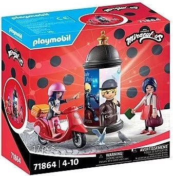 Miraculous: Giro in Scooter per Parigi Figurina Playmobil