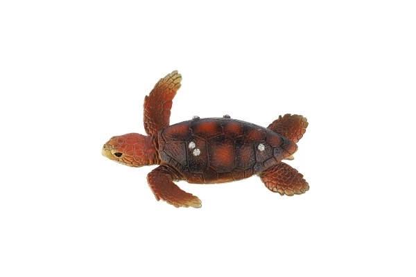 Tartaruga marina Caretta in plastica 8cm in bustina