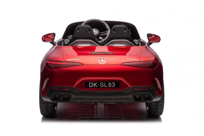 Mercedes AMG SL63 auto verniciato rosso a batteria