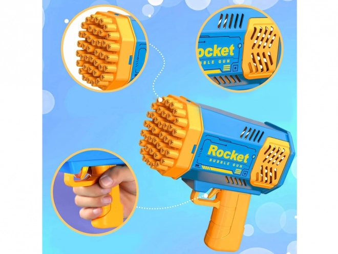 Pistola per bolle di sapone set luce + liquido per bambini ZA4976