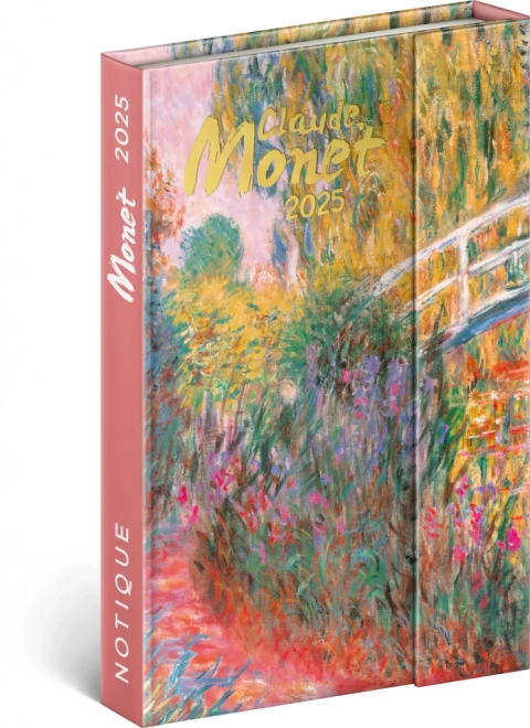 Diario settimanale magnetico Claude Monet 2025