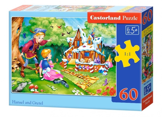 Puzzle bambini 60 pezzi Hansel e Gretel