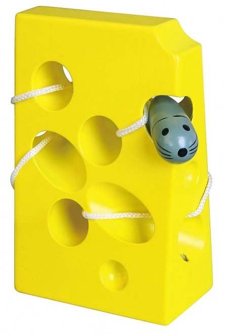 Gioco labirinto del formaggio giallo per topolino